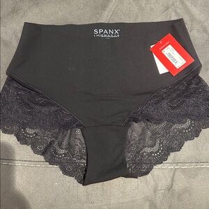 SPANX Black Shapewear with Lace Detail